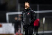 17 January 2020; Dundalk manager Vinny Perth during the Pre-Season Friendly match between Dundalk and UCD at Oriel Park in Dundalk, Co. Louth. Photo by Harry Murphy/Sportsfile