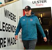 18 January 2020; Ulster Head Coach Dan McFarland prior to the Heineken Champions Cup Pool 3 Round 6 match between Ulster and Bath at Kingspan Stadium in Belfast. Photo by Oliver McVeigh/Sportsfile
