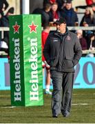 18 January 2020; Ulster Head Coach Dan McFarland before the Heineken Champions Cup Pool 3 Round 6 match between Ulster and Bath at Kingspan Stadium in Belfast. Photo by Oliver McVeigh/Sportsfile