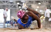 18 January 2020; Nelvin Appiah of Longford A.C., Co. Longford, competing in the Long Jump in the Senior Men's combined events during the Irish Life Health Indoor Combined Events All Ages at Athlone International Arena, AIT in Athlone, Co. Westmeath. Photo by Sam Barnes/Sportsfile