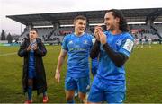 18 January 2020; James Lowe, right, and Garry Ringrose of Leinster following the Heineken Champions Cup Pool 1 Round 6 match between Benetton and Leinster at the Stadio Comunale di Monigo in Treviso, Italy. Photo by Ramsey Cardy/Sportsfile