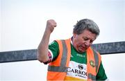 18 January 2020; Offaly supporter Mick McDonagh reacts during the 2020 O'Byrne Cup Final between Offaly and Longford at Bord na Mona O'Connor Park in Tullamore, Offaly. Photo by David Fitzgerald/Sportsfile