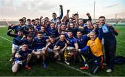 18 January 2020; Longford players celebrate with the cup following the 2020 O'Byrne Cup Final between Offaly and Longford at Bord na Mona O'Connor Park in Tullamore, Offaly. Photo by David Fitzgerald/Sportsfile