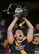 18 January 2020; Conahy Shamrocks captain James Bergin lifts the cup after the AIB GAA Hurling All-Ireland Junior Club Championship Final between Russell Rovers and Conahy Shamrocks at Croke Park in Dublin. Photo by Piaras Ó Mídheach/Sportsfile