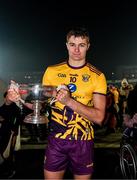 18 January 2020; Wexford captain Jack O'Connor with the Walsh Cup after the Walsh Cup Final between Wexford and Galway at MW Hire O'Moore Park in Portlaoise, Laois. Photo by Diarmuid Greene/Sportsfile
