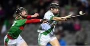 18 January 2020; Peter Walsh of Tullaroan in action against Podge Butler of Fr. O'Neill's during the AIB GAA Hurling All-Ireland Intermediate Club Championship Final between Fr. O’Neill's and Tullaroan at Croke Park in Dublin. Photo by Piaras Ó Mídheach/Sportsfile