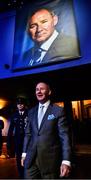 18 January 2020; Former Dublin GAA football team manager Jim Gavin arrives to the Round Room at the Conferring of the Honorary Freedom of Dublin City on Jim Gavin ceremony in the Round Room at the Mansion House, in Dawson St, Dublin. Photo by Ray McManus/Sportsfile