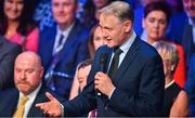 18 January 2020; Former Ireland rugby head coach Joe Schmidt speaking at the Conferring of the Honorary Freedom of Dublin City on Jim Gavin ceremony in the Round Room at the Mansion House, in Dawson St, Dublin. Photo by Brendan Moran/Sportsfile