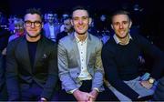 18 January 2020; Dublin footballers, from left, Paddy Andrews, Brian Fenton and Paul Mannion in attendance at the Conferring of the Honorary Freedom of Dublin City on Jim Gavin ceremony in the Round Room at the Mansion House, in Dawson St, Dublin. Photo by Brendan Moran/Sportsfile