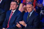 18 January 2020; Former Ireland rugby head coach Joe Schmidt, right, in attendance at the Conferring of the Honorary Freedom of Dublin City on Jim Gavin ceremony in the Round Room at the Mansion House, in Dawson St, Dublin. Photo by Brendan Moran/Sportsfile