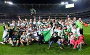 18 January 2020; Tullaroan players and supporters celebrate after the AIB GAA Hurling All-Ireland Intermediate Club Championship Final between Fr. O’Neill's and Tullaroan at Croke Park in Dublin. Photo by Piaras Ó Mídheach/Sportsfile