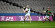 18 January 2020; Tullaroan captain Shane Walsh scores the winning point in injury time as Thomas Millerick of Fr. O'Neill's closes him down during the AIB GAA Hurling All-Ireland Intermediate Club Championship Final between Fr. O’Neill's and Tullaroan at Croke Park in Dublin. Photo by Piaras Ó Mídheach/Sportsfile