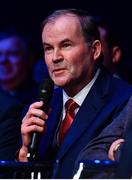 18 January 2020; RTÉ Gaelic Games Correspondent Brian Carthy speaking at the Conferring of the Honorary Freedom of Dublin City on Jim Gavin ceremony in the Round Room at the Mansion House, in Dawson St, Dublin. Photo by Ray McManus/Sportsfile