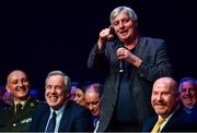 18 January 2020; Former Sunday Game broadcaster Michael Lyster speaking at the Conferring of the Honorary Freedom of Dublin City on Jim Gavin ceremony in the Round Room at the Mansion House, in Dawson St, Dublin. Photo by Ray McManus/Sportsfile