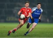 18 January 2020; Michael O'Neill of Tyrone in action against Niall Kearns Monaghan during the Bank of Ireland Dr McKenna Cup Final between Monaghan and Tyrone at Athletic Grounds in Armagh. Photo by Oliver McVeigh/Sportsfile