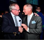 18 January 2020; Former Dublin GAA football team manager Jim Gavin with another former Dublin player and manager Dr Pat O'Neill at the Conferring of the Honorary Freedom of Dublin City on Jim Gavin ceremony in the Round Room at the Mansion House, in Dawson St, Dublin. Photo by Ray McManus/Sportsfile