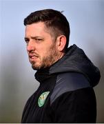 18 January 2020; Bray Wanderers manager Gary Cronin during the Pre-Season Friendly between Shamrock Rovers and Bray Wanderers at Roadstone Group Sports Club in Dublin. Photo by Ben McShane/Sportsfile
