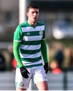 18 January 2020; Kieran Toland of Shamrock Rovers during the Pre-Season Friendly between Shamrock Rovers and Bray Wanderers at Roadstone Group Sports Club in Dublin. Photo by Ben McShane/Sportsfile