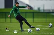 18 January 2020; Republic of Ireland goalkeeping coach Richie Fitzgibbon prior to the International Friendly match between Republic of Ireland U15 and Australia U17 at FAI National Training Centre in Abbotstown, Dublin. Photo by Seb Daly/Sportsfile