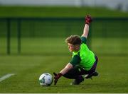 18 January 2020; Shay O’Leary of Republic of Ireland prior to the International Friendly match between Republic of Ireland U15 and Australia U17 at FAI National Training Centre in Abbotstown, Dublin. Photo by Seb Daly/Sportsfile