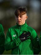 18 January 2020; Alex Nolan of Republic of Ireland during the International Friendly match between Republic of Ireland U15 and Australia U17 at FAI National Training Centre in Abbotstown, Dublin. Photo by Seb Daly/Sportsfile