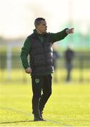 18 January 2020; Republic of Ireland manager Jason Donohue during the International Friendly match between Republic of Ireland U15 and Australia U17 at FAI National Training Centre in Abbotstown, Dublin. Photo by Seb Daly/Sportsfile