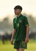 18 January 2020; Justin Ferizaj of Republic of Ireland during the International Friendly match between Republic of Ireland U15 and Australia U17 at FAI National Training Centre in Abbotstown, Dublin. Photo by Seb Daly/Sportsfile