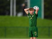 18 January 2020; Trisden Hughes of Republic of Ireland during the International Friendly match between Republic of Ireland U15 and Australia U17 at FAI National Training Centre in Abbotstown, Dublin. Photo by Seb Daly/Sportsfile