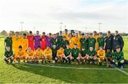 18 January 2020; Republic of Ireland and Australia players following the International Friendly match between Republic of Ireland U15 and Australia U17 at FAI National Training Centre in Abbotstown, Dublin. Photo by Seb Daly/Sportsfile