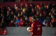 19 January 2020; Munster head coach Johann van Graan prior to the Heineken Champions Cup Pool 4 Round 6 match between Munster and Ospreys at Thomond Park in Limerick. Photo by Diarmuid Greene/Sportsfile