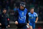 18 January 2020; Leinster scrum coach Robin McBryde during the Heineken Champions Cup Pool 1 Round 6 match between Benetton and Leinster at the Stadio Comunale di Monigo in Treviso, Italy. Photo by Ramsey Cardy/Sportsfile