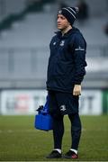 18 January 2020; Leinster lead academy athletic performance coach Joe McGinley ahead of the Heineken Champions Cup Pool 1 Round 6 match between Benetton and Leinster at the Stadio Comunale di Monigo in Treviso, Italy. Photo by Ramsey Cardy/Sportsfile