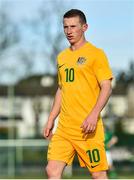 18 January 2020; Lachlan Seppin of Australia during the U18 Schools International Friendly between Republic of Ireland and Australia at Home Farm, Whitehall in Dublin. Photo by Ben McShane/Sportsfile