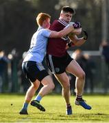 19 January 2020; Ryan Coleman of St Mary's in action against Ryan O'Toole of UCD during the Sigerson Cup Quarter Final between UCD and St Mary's University College at Belfield in UCD, Dublin. Photo by David Fitzgerald/Sportsfile