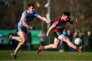 19 January 2020; Liam Rafferty of St Mary's in action against Barry Dan O'Sullivan of UCD during the Sigerson Cup Quarter Final between UCD and St Mary's University College at Belfield in UCD, Dublin. Photo by David Fitzgerald/Sportsfile