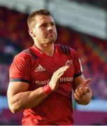 19 January 2020; CJ Stander of Munster applauds the supporters after the Heineken Champions Cup Pool 4 Round 6 match between Munster and Ospreys at Thomond Park in Limerick. Photo by Brendan Moran/Sportsfile