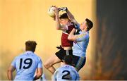 19 January 2020; Owen McCabe of St Mary's in action against Stephen Coen of UCD during the Sigerson Cup Quarter Final between UCD and St Mary's University College at Belfield in UCD, Dublin. Photo by David Fitzgerald/Sportsfile