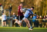 19 January 2020; Con Kilpatrick of St Mary's in action against Mike Breen of UCD during the Sigerson Cup Quarter Final between UCD and St Mary's University College at Belfield in UCD, Dublin. Photo by David Fitzgerald/Sportsfile