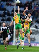 19 January 2020; Ronan Steede, left, and Cathal Silke of Corofin in action against Dylan Ward of Kilcoo during the AIB GAA Football All-Ireland Senior Club Championship Final between Corofin and Kilcoo at Croke Park in Dublin. Photo by Sam Barnes/Sportsfile
