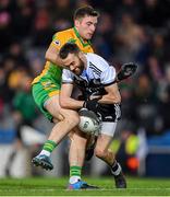 19 January 2020; Conor Laverty of Kilcoo is tackled by Dylan Wall of Corofin during the AIB GAA Football All-Ireland Senior Club Championship Final between Corofin and Kilcoo at Croke Park in Dublin. Photo by Piaras Ó Mídheach/Sportsfile