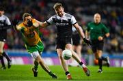 19 January 2020; Paul Devlin of Kilcoo has a shot despite the attention of Gary Sice of Corofin during the AIB GAA Football All-Ireland Senior Club Championship Final between Corofin and Kilcoo at Croke Park in Dublin. Photo by Sam Barnes/Sportsfile