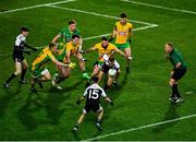 19 January 2020; Referee Conor Lane keeps a close eye as Aidan Branagan of Kilcoo wins possession ahead of Conor Cunningham of Corofin during the AIB GAA Football All-Ireland Senior Club Championship Final between Corofin and Kilcoo at Croke Park in Dublin. Photo by Ray McManus/Sportsfile