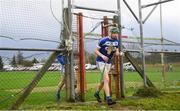 5 January 2020; Aaron Dunphy of Laois ahead of the 2020 Walsh Cup Round 1 match between Laois and Westmeath at O'Keeffe Park in Borris in Ossory, Laois. Photo by Ramsey Cardy/Sportsfile
