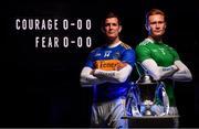 20 January 2020; In attendance at the launch of the 2020 Allianz Hurling Leagues are Seamus Callanan of Tipperary, left, and William O'Donoghue of Limerick with the Allianz League Division 1 trophy at Croke Park in Dublin. 2020 marks the 28th year of Allianz’ partnership with the GAA as sponsors of the Allianz Leagues. Photo by Brendan Moran/Sportsfile