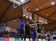 20 January 2020; A General view of match action during the Basketball Ireland U16 A Boys Schools Cup Final between Malahide Community School and St Patrick's College, Cavan, at the National Basketball Arena in Tallaght, Dublin. Photo by Harry Murphy/Sportsfile