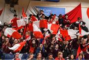 20 January 2020; Abbey Vocational School supporters during the Basketball Ireland U16 B Girls Schools Cup Final between Abbey Vocational School and Coláiste Mhuire, Crosshaven at the National Basketball Arena in Tallaght, Dublin. Photo by Harry Murphy/Sportsfile