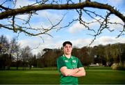 20 January 2020; David McCann poses for a portrait following an Ireland Rugby Under-20 Six Nations Squad Announcement at Fota Island Resort in Cork. Photo by David Fitzgerald/Sportsfile