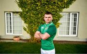 20 January 2020; Oran McNulty poses for a portrait following an Ireland Rugby Under-20 Six Nations Squad Announcement at Fota Island Resort in Cork. Photo by David Fitzgerald/Sportsfile