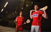 20 January 2020; Hurler Sean O'Donoghue, left, and Camogie player Amy O'Connor during the Cork GAA National Leagues Media Briefing at Pairc Ui Chaoimh in Cork. Photo by David Fitzgerald/Sportsfile