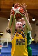 21 January 2020; Caoimhe O'Connor of St Joseph's in action against Hannah Brett of St Nathy's College during the Basketball Ireland U16 C Girls Schools Cup Final match between St Nathy's College and St Joseph's, Ballybunion at the National Basketball Arena in Tallaght, Dublin. Photo by Brendan Moran/Sportsfile